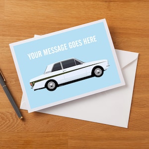 Carte de voeux personnalisée Cortina MK2 Fan Art, carte d'anniversaire,