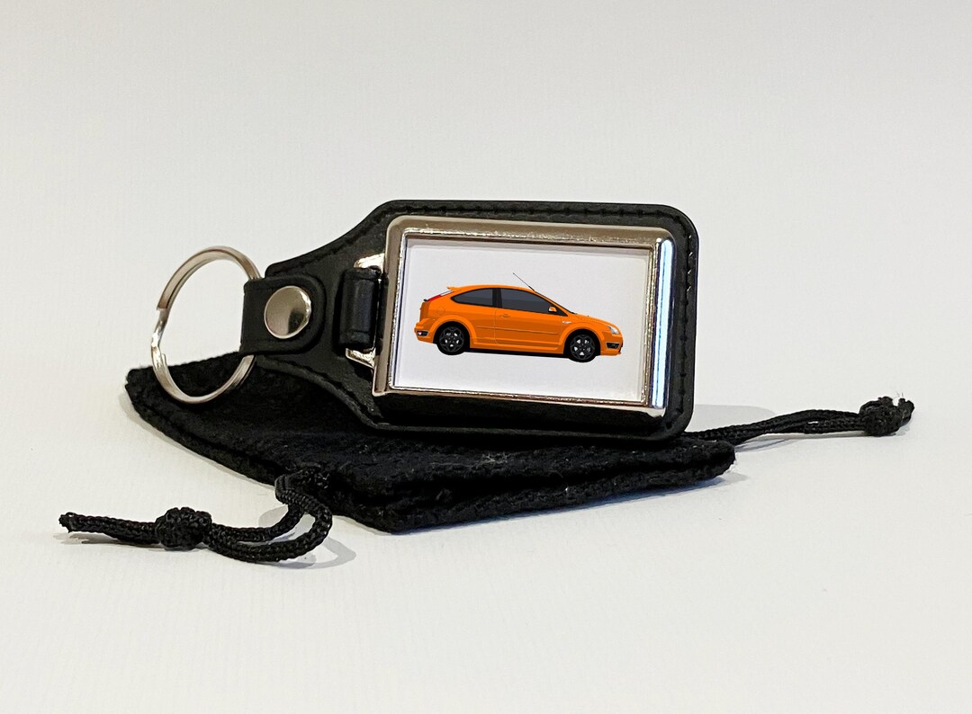 Focus ST MK2 Illustration, Car Art, Key Ring, Key Chain, Key Fob ...