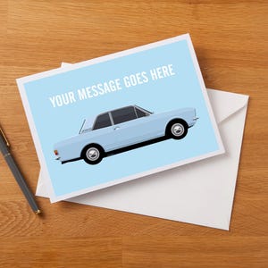 Carte de voeux personnalisée Cortina MK2 Fan Art, carte d'anniversaire,