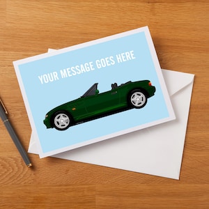 Personalised Z3 Fan Art Greetings Card, Birthday Card