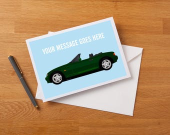 Personalised Z3 Fan Art Greetings Card, Birthday Card