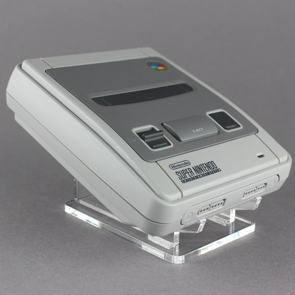 Acryl Aufsteller, Displayständer für Nintendo Classic Mini: SNES Famicom (Pal/Jap)