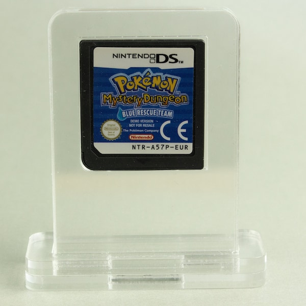 Acryl Aufsteller, Displayständer für Nintendo DS Spiel Game Cartridge Modul