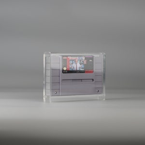 Acryl Box Display Case für Super Nintendo Snes US NTSC Spiel Modul mit UV-Schutz