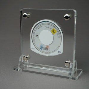 Acryl Aufsteller, Displayständer für Sony PSP UMD Modul Spiel