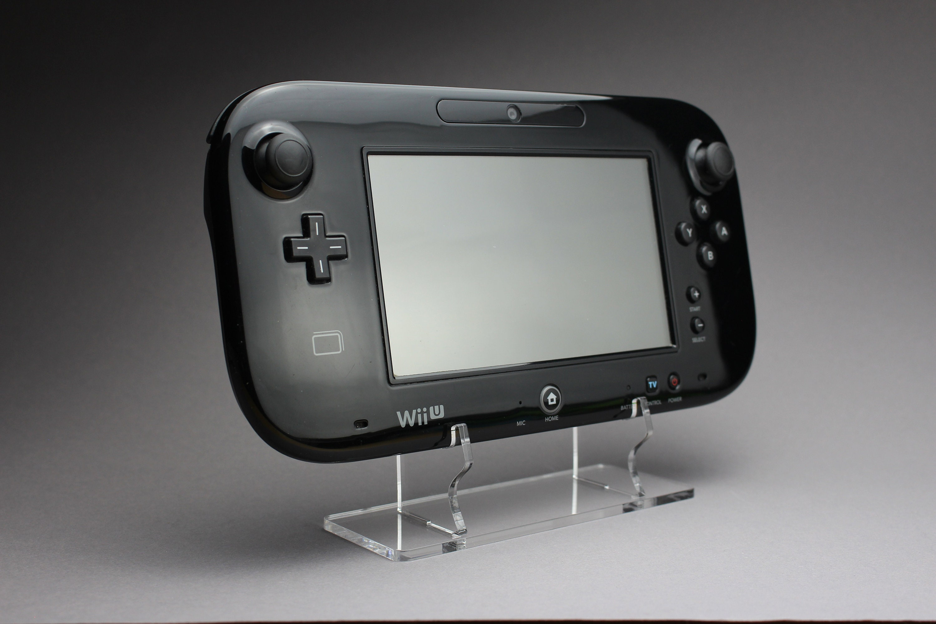 Nintendo Wii U Console Black Carbon Fiber Film Protector