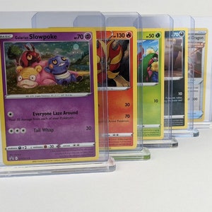Trading Card Display Stand 5-pack for Pokémon, Yu-Gi-Oh!