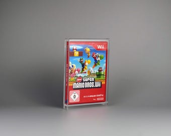 Acrylic Display Case Box for Nintendo Wii Game Box with UV-Protection