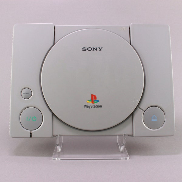 Acrylic Display Stand for Sony Playstation PSX Vertical