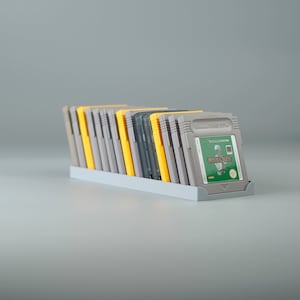 Display Stand for 15 Nintendo Gameboy Classic, Color and Advance Game Modules and Cartridges