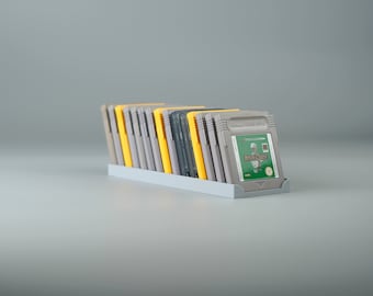 Display Stand for 15 Nintendo Gameboy Classic, Color and Advance Game Modules and Cartridges