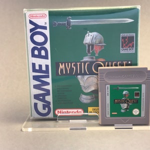 Nintendo Gameboy Color Advance Game Box and Cartridge Display Stand
