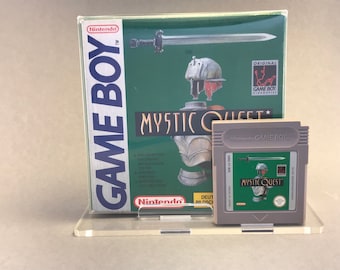 Nintendo Gameboy Color Advance Game Box and Cartridge Display Stand
