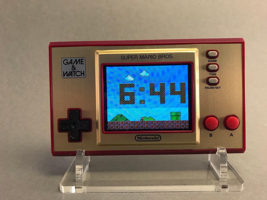 Nintendo Game & Watch: Super Mario Bros Display Stand - Etsy