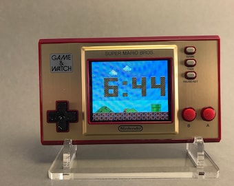 Acrylic Display Stand for Nintendo Game & Watch: Super Mario Bros