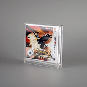 Acrylic Display Case Box for Super Nintendo 3DS Game Box with UV-Protection
