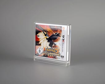 Acrylic Display Case Box for Super Nintendo 3DS Game Box with UV-Protection