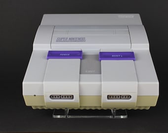 Acrylic Display Stand for Super Nintendo SNES (US) Console