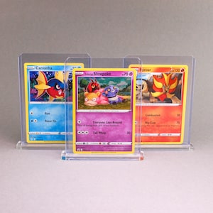 Trading Card Display Stand 3-pack for Pokémon, Yu-Gi-Oh!