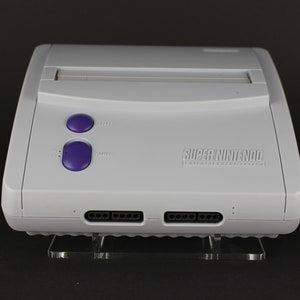 Acrylic Display Stand for Super Nintendo SNES Jr. Console