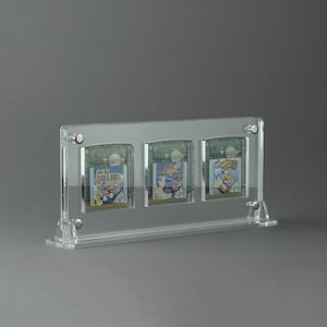 Acrylic Display Stand for 3 Nintendo Gameboy Color GBC Modules
