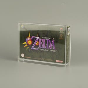 Acrylic Display Case Box for Nintendo N64 Game Box with UV-Protection