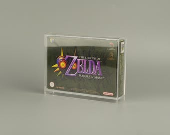 Acrylic Display Case Box for Nintendo N64 Game Box with UV-Protection