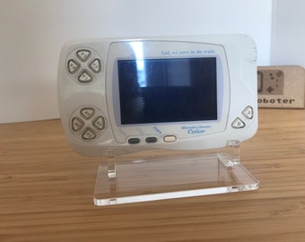 ワンダースワン（スケルトンブルー）バンダイコンソール JPゲーム。真