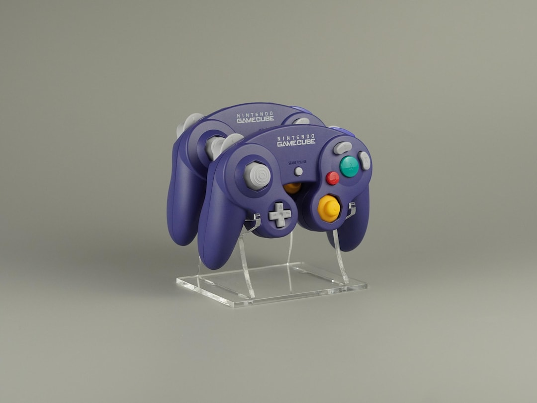 Duo Acrylic Display Stand for Nintendo Gamecube Wavebird Controller - Etsy