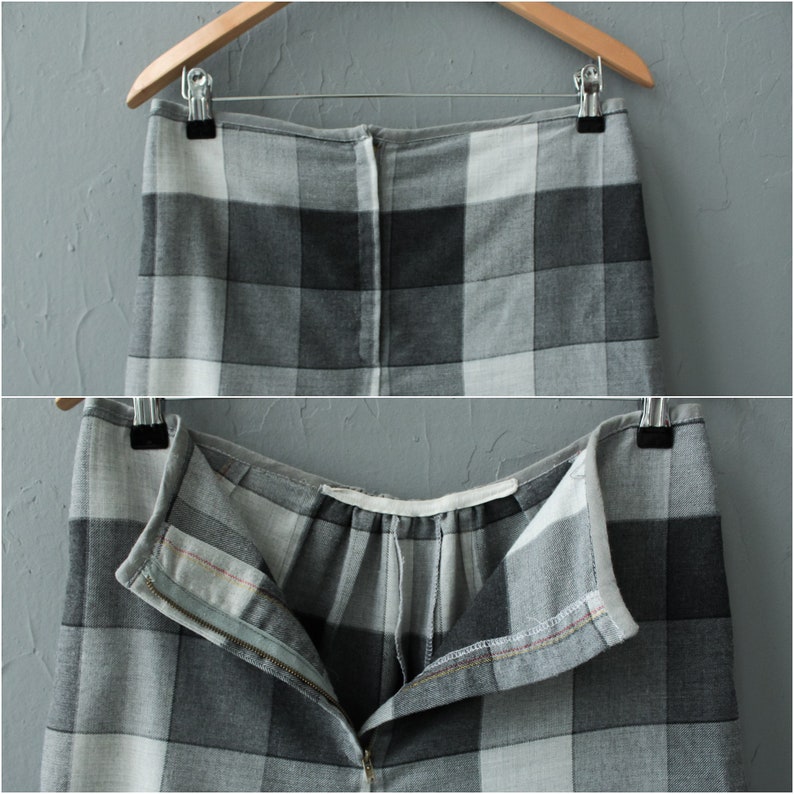 Vintage grey Minimalist shorts Size Large W32 Gray checkered shorts