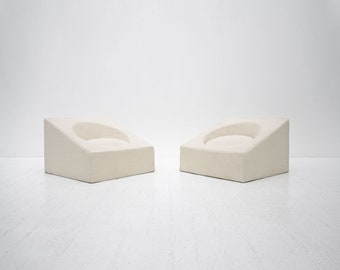 Postmodern Space Age Lounge Chairs, Italy, c.1980