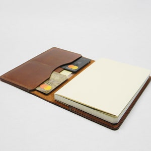 Personalized Pocket Jotter Index Card Notepad in Horween Leather – Custom  Leather and Pen