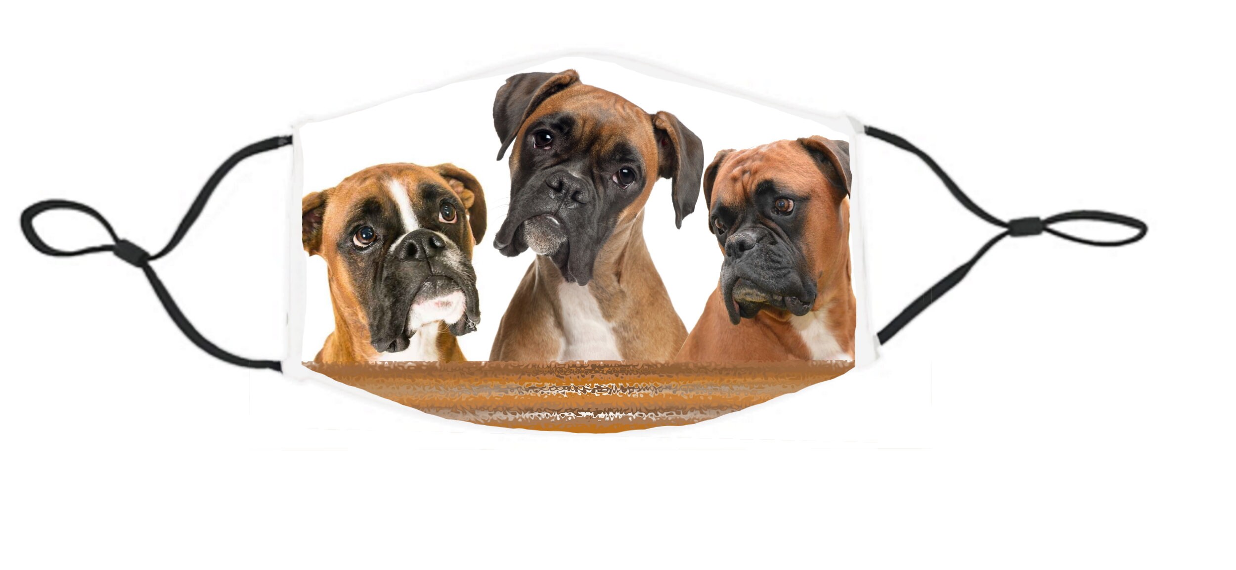 Boxer Face Mask Cotton Washable Double Layered Boxer Dog Face  Etsy