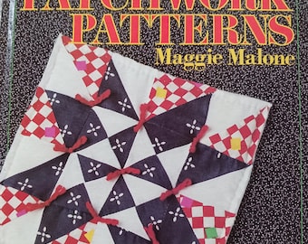 Five Hundred Full-Size Patchwork Patterns by Maggie Malone (1985, Hardcover)..