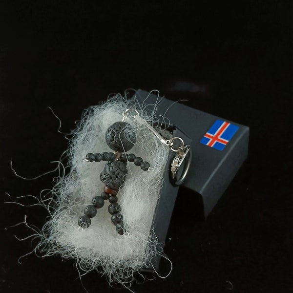 Icelandic Lava Tröll (Troll) Keychain