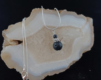 Elegant Lava Stone Necklace