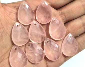 10 Pietre Preziose Rotonde Sfaccettate In Quarzo Rosa Da 6 Mm - Foto 6