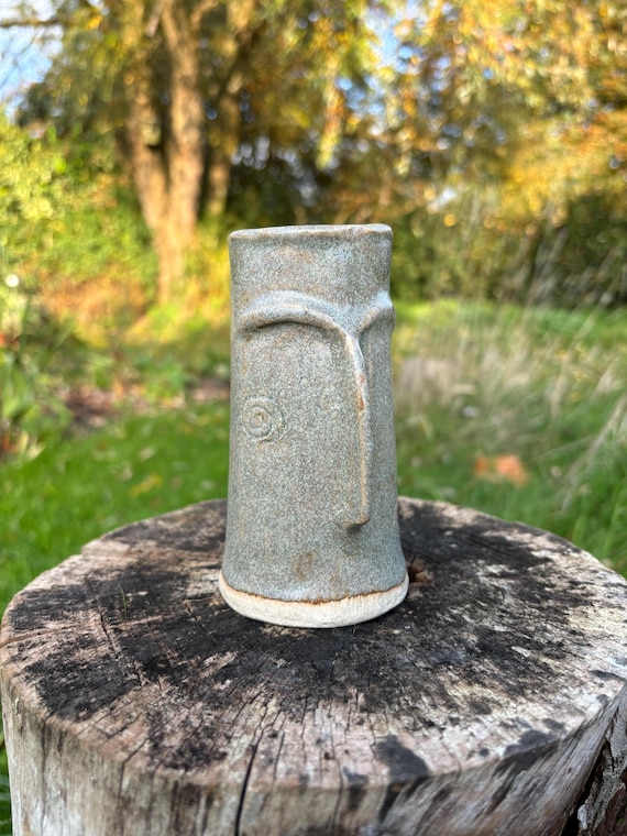 Ceramic Face Pot , ‘Rock Face BCE’
