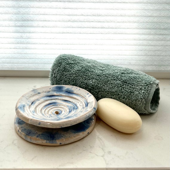 Ceramic Draining Soap Dish, ‘Achnabreac’