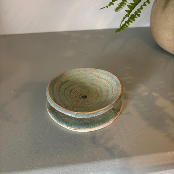 Ceramic Draining Soap Dish, ‘Achnabreac’