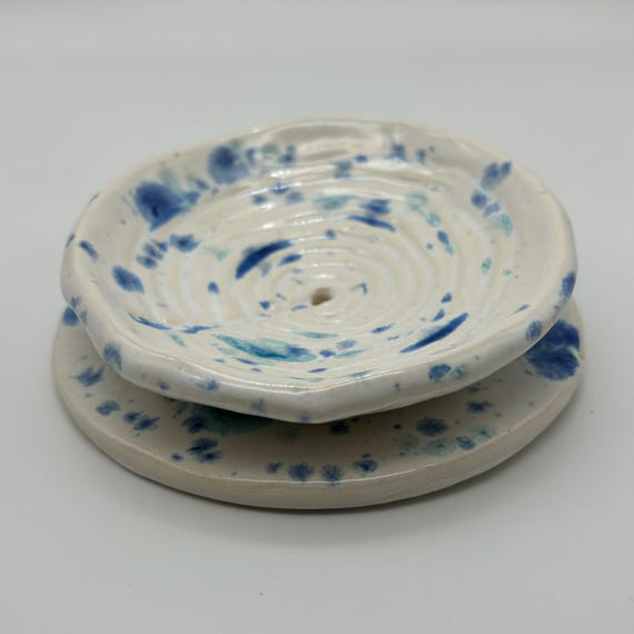Ceramic Draining Soap Dish, ‘Achnabreac’