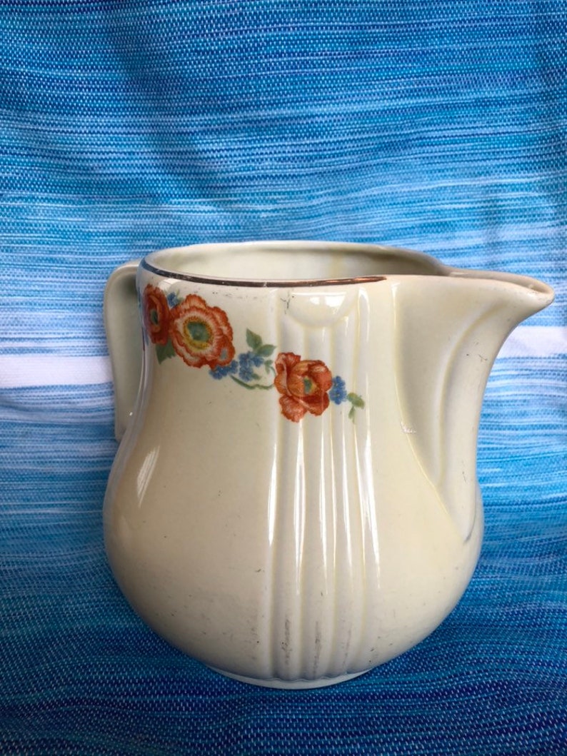 Vintage Hall's Superior Quality Kitchenware Pitcher Etsy