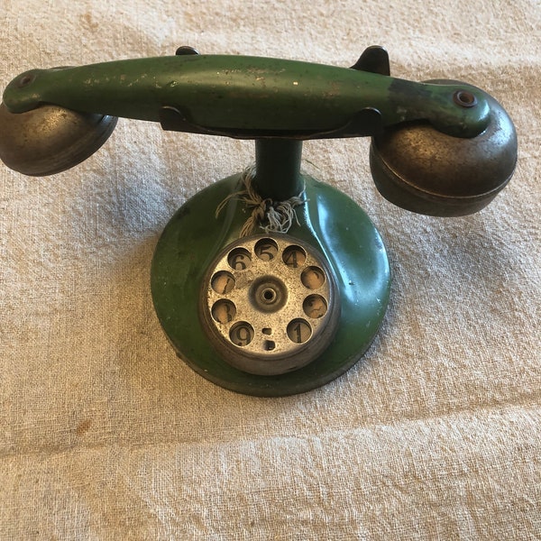 Vintage Antique Rotary Toy Phone