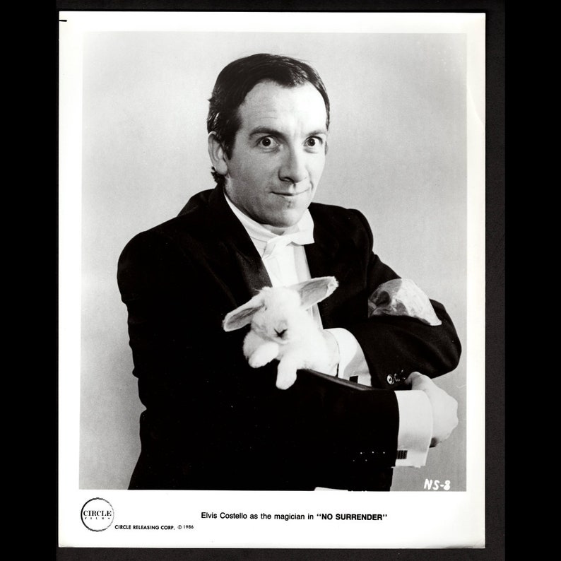 Movie Studio Publicity Photo of Elvis Costello in the British Movie No ...