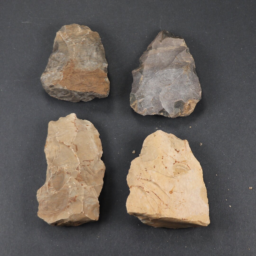 Native Props Set of 7 Authentic Preformed Native American Artifacts Such as Scrapers ...
