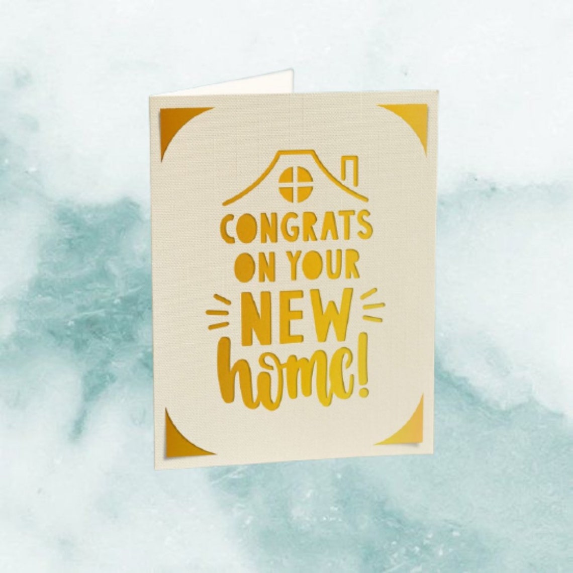Congrats on your new place housewarming card house warming Etsy
