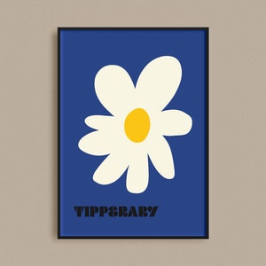County Tipperary Print | Irish Botanical Print | Counties of Ireland | Ireland Gifts | County Tipperary Art | Travel Poster | Irish Wall Art