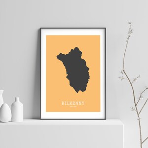 Kilkenny Map Print // Map of Kilkenny Print // Kilkenny Art Print // Kilkenny Map // Kilkenny Wall Art // Irish Gifts // Irish Wall Art