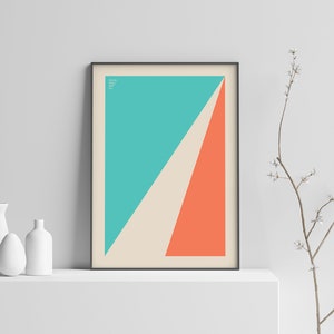 Ireland Flag Print // Irish Colors Print // Ireland Art Print // Minimal Ireland // Irish Wall Art // Irish Gifts // Irish Wall Art