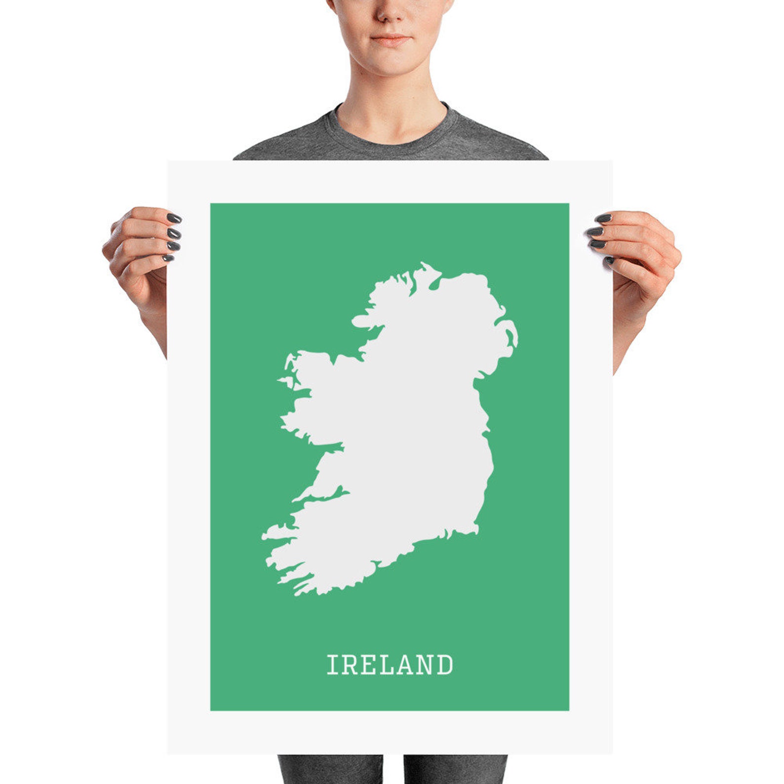 Map Of Ireland Print